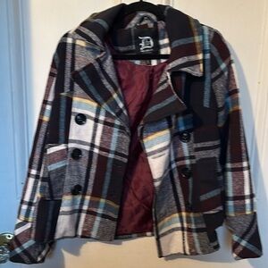 Dollhouse plaid coat